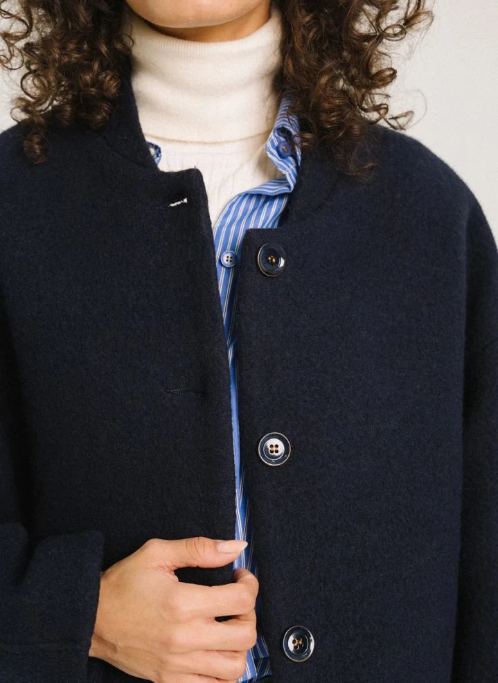 Tinsels - Destiny Cotton Jacket | Navy