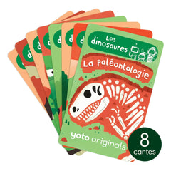 Yoto Player - Explorobots Kartları: Dinozorlar - 8'li Paket