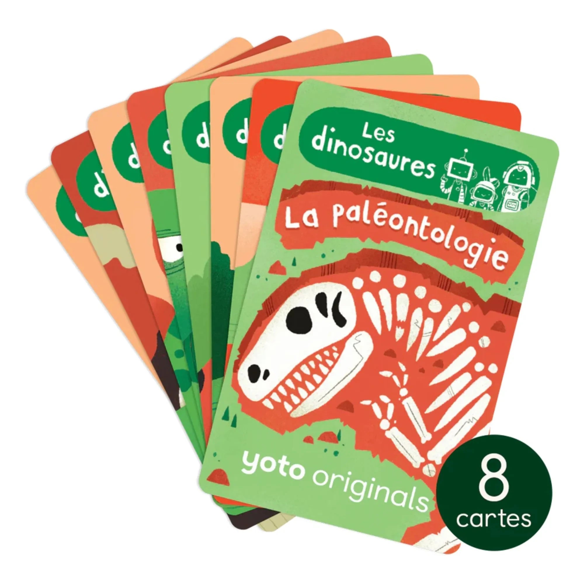 Yoto Player - Explorobots-Karten: Dinosaurier - 8er-Pack