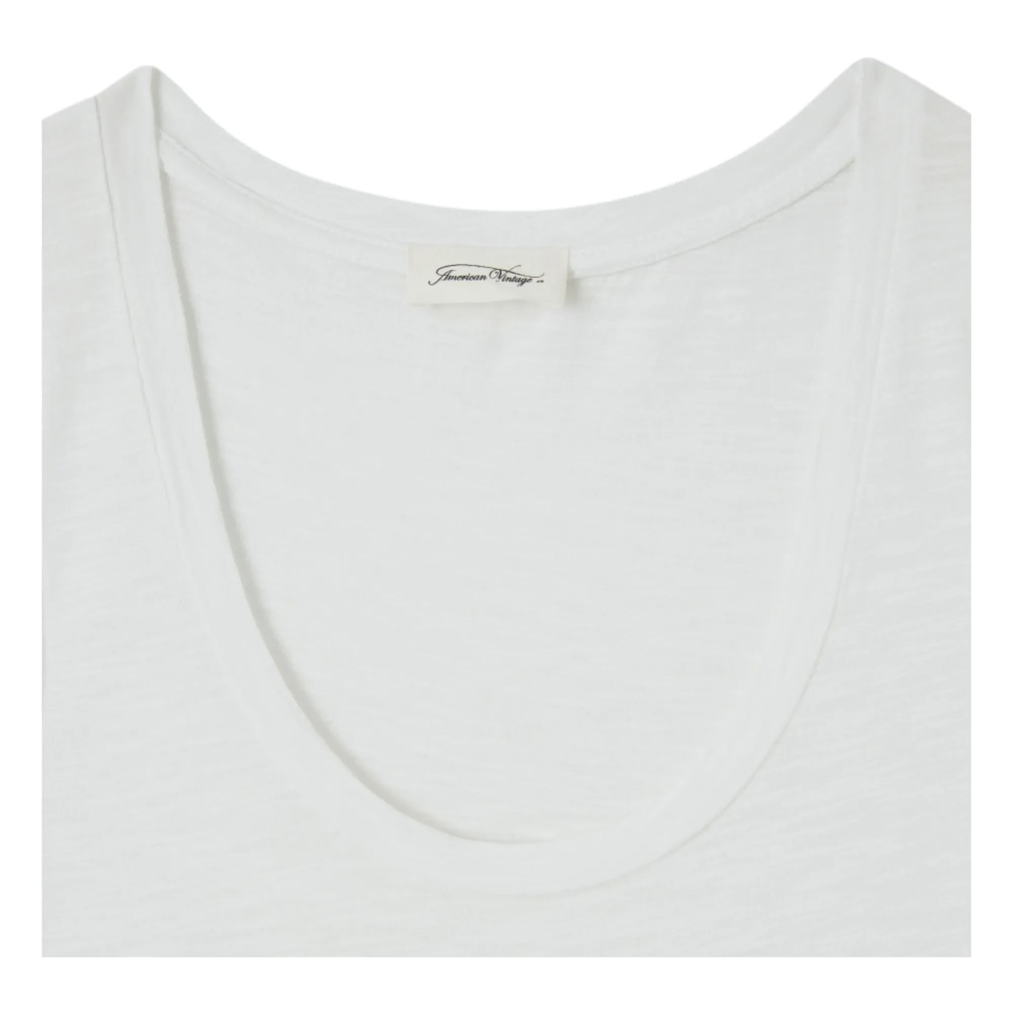 American Vintage - Jacksonville U-Yaka Tank Top | White