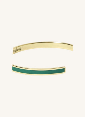 Bangle Up - سوار بلون أخضر زمردي