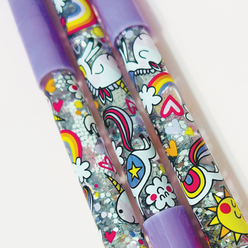 Rachel Ellen - Glitzernder Stift Lila Einhorn