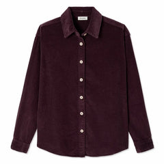 American Vintage - Padow Pamuk Gömlek | Aubergine