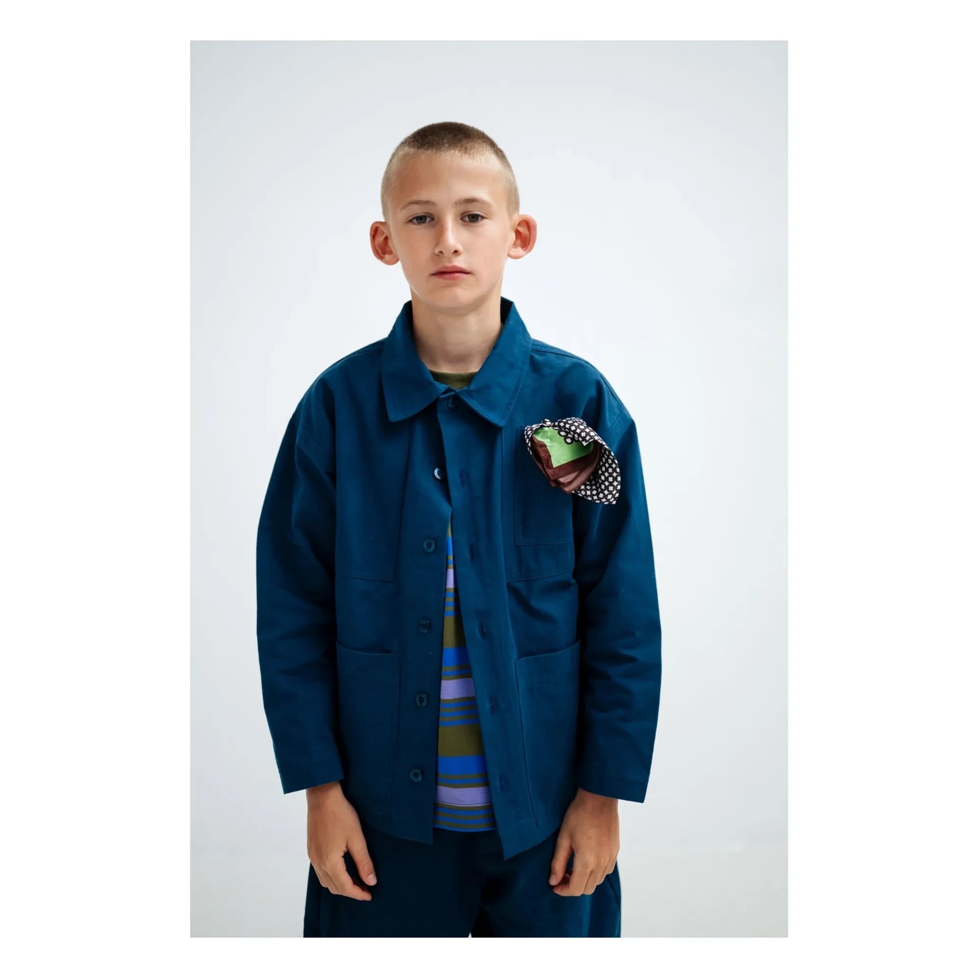 Repose AMS - Organic Cotton Work Jacket | Dark Blue