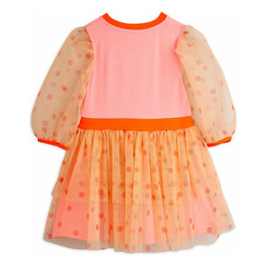 Mini Rodini - Puantiyeli Tül Elbise | Pembe