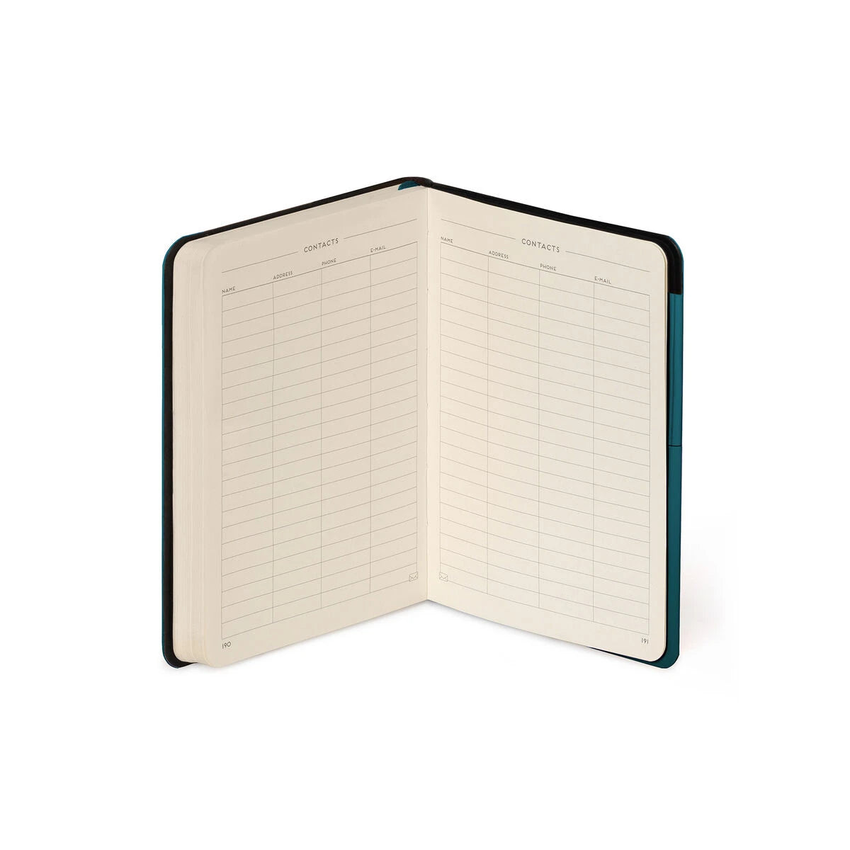 Legami - Liniert Notizbuch mit monochromem Softcover - Tiefteal - Mein Notizbuch