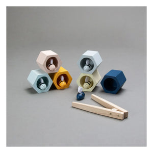 Plan Toys - Honigwaben-Zangenset