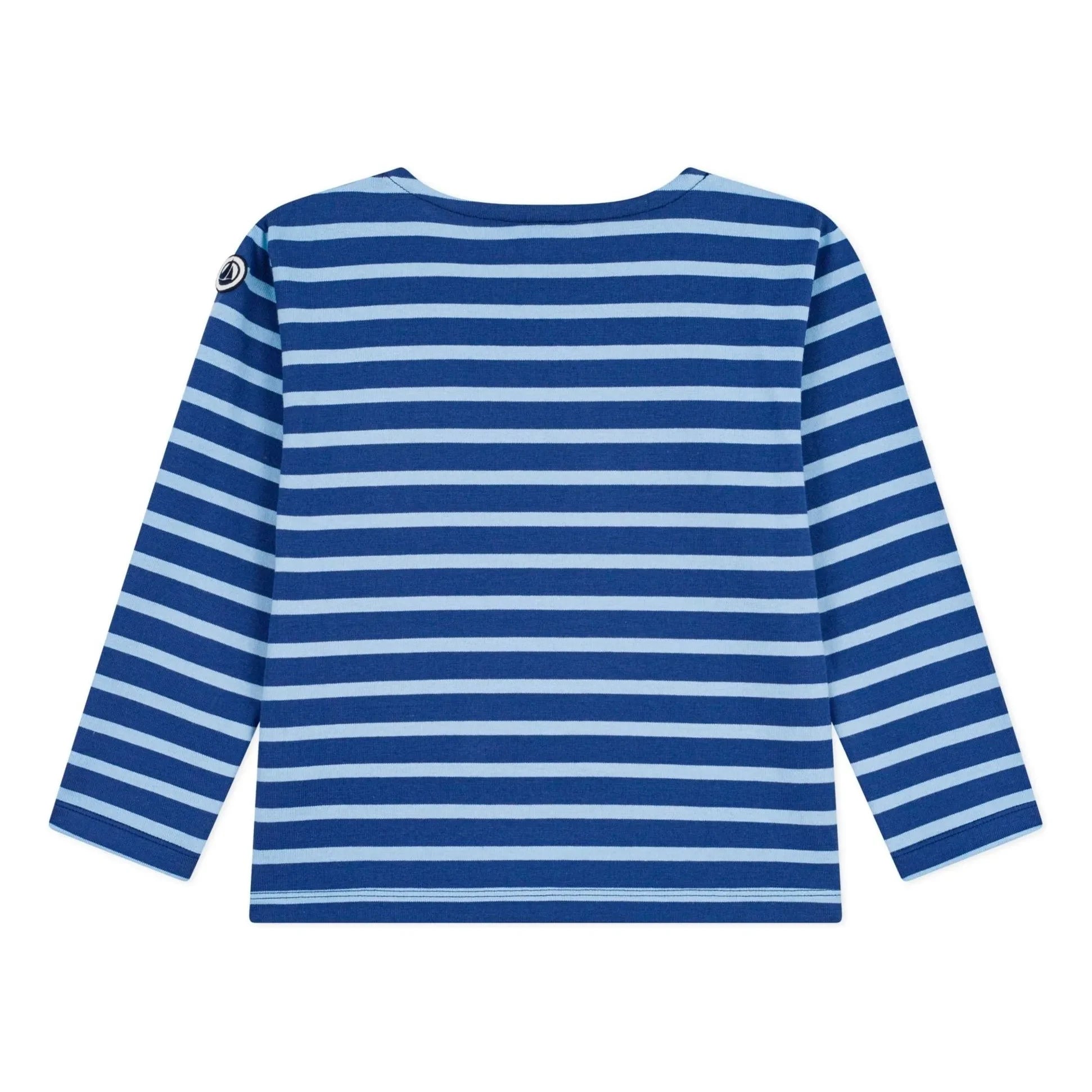 Small Boat - Sailor shirt rozetli Tişört | Mavi