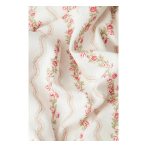 Sleepy Doe - Pyjama aus Bio-Baumwolle mit Blumenmuster | Ecru