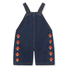 Tinycottons – Latzhose aus Denim und Kork | Dunkelblau