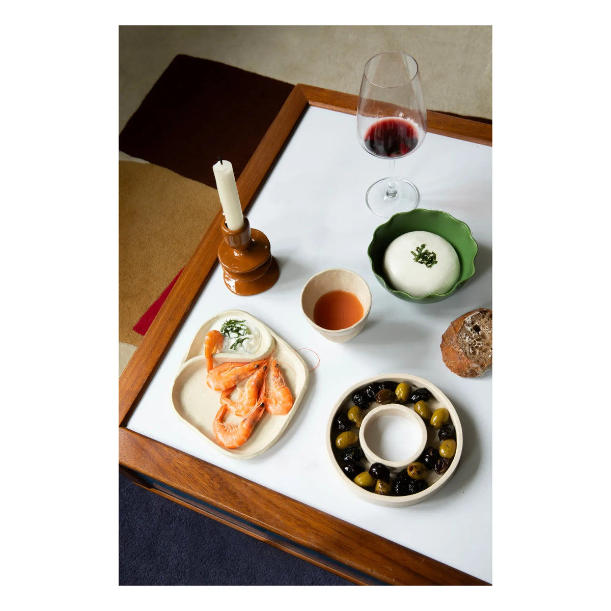 Casa Cecu - Sırlı Stoneware Meze Kasesi | Krem