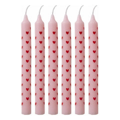 Rice - Kalpli mumlar - 2'li set | Pembe