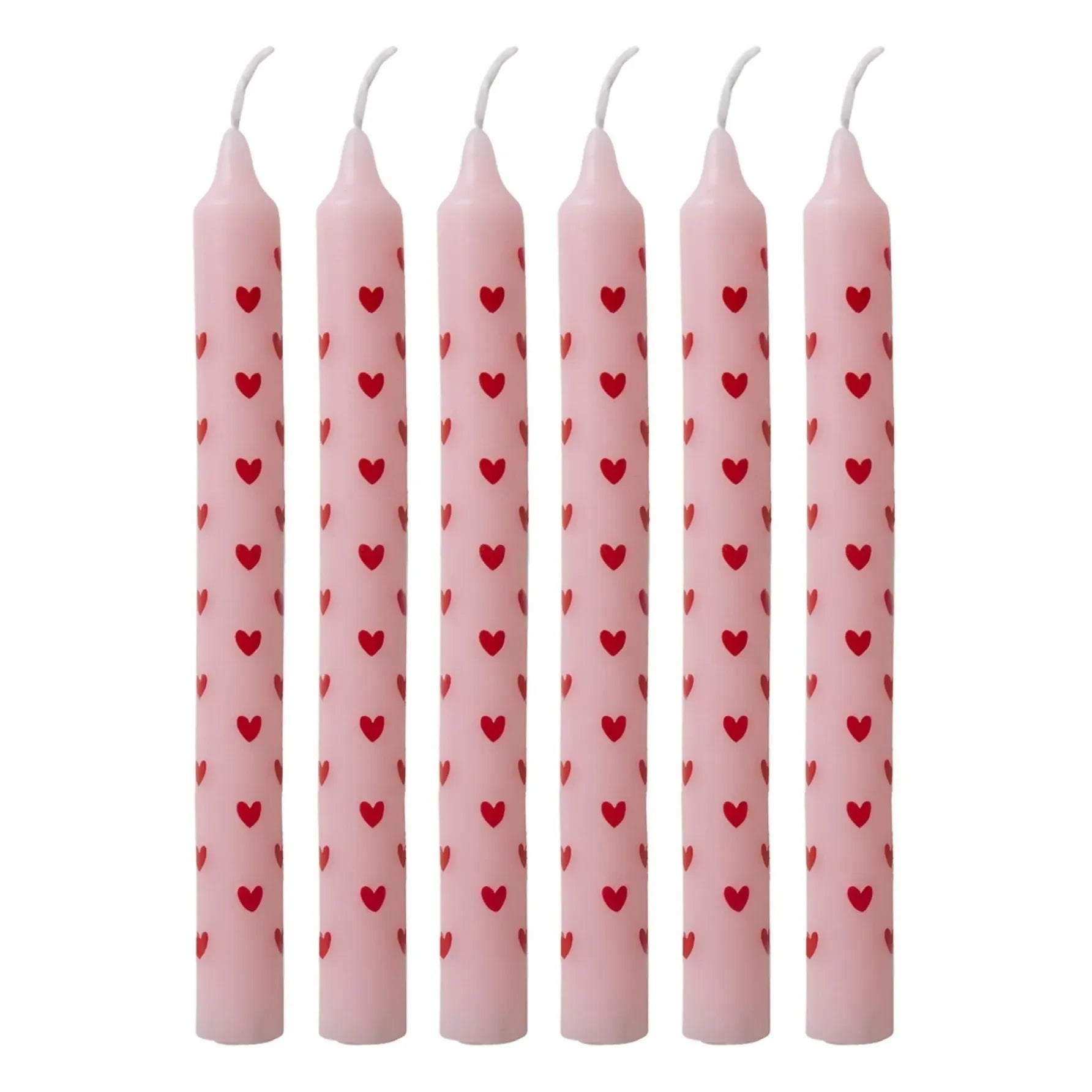 Rice - Kalpli mumlar - 2'li set | Pembe