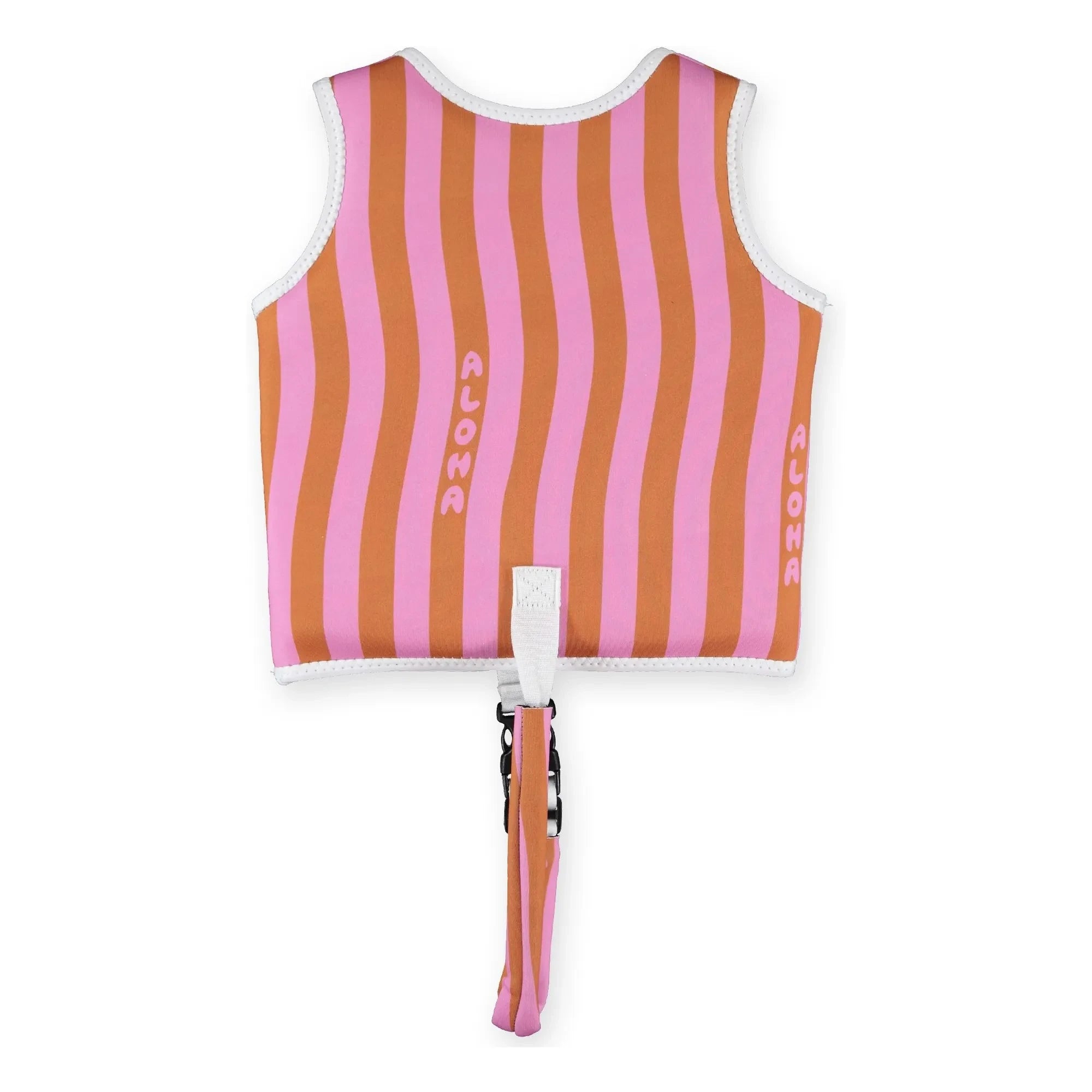 Beach & Bandits - Aloha gestreifte Schwimmweste Recycelte Fasern | Pink
