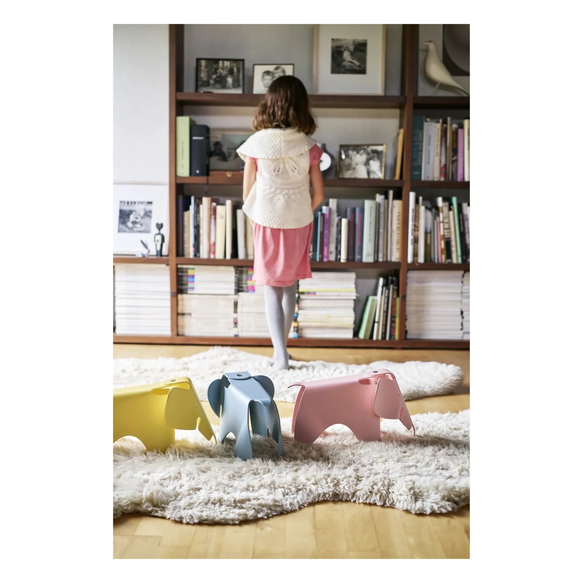 Vitra - Eames Küçük Fil Taburesi - Charles & Ray Eames, 1945 - Sınırlı Üretim | vert palmier
