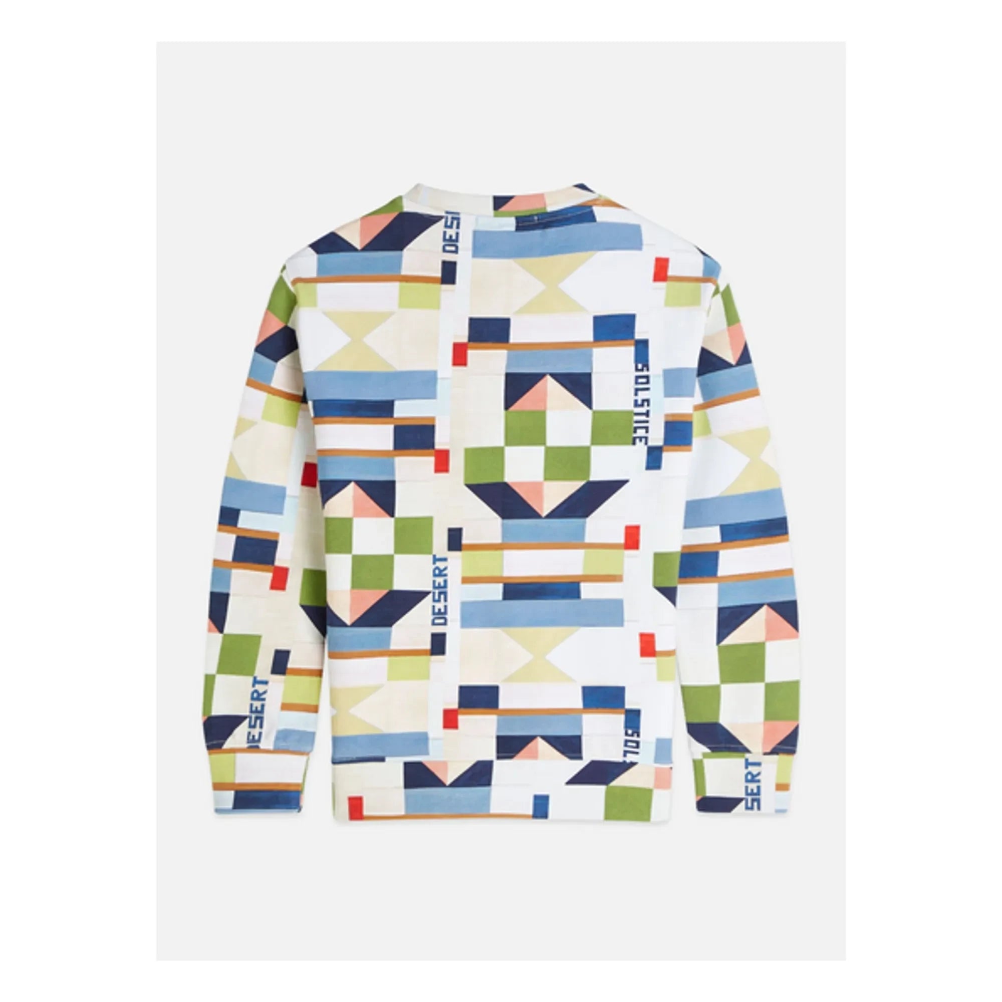 Scotch & Soda – Geometrisches Sweatshirt | Weiß