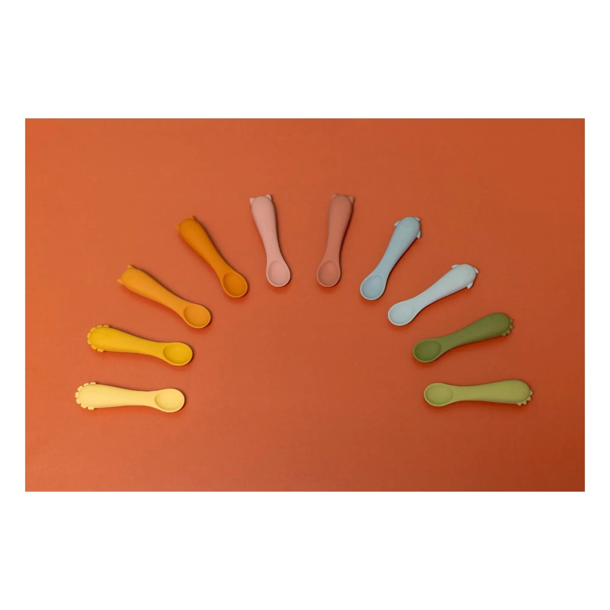 Trixie - Mr. Dino Baby Spoons - Set of 2 | Green