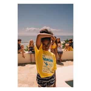 We Are Kids - Dylan Dancing Club T-Shirt Bio-Baumwolle | Gelb