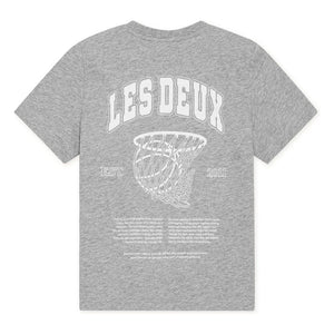 Les Deux - Hoop Organik Pamuk Tişört | Gri