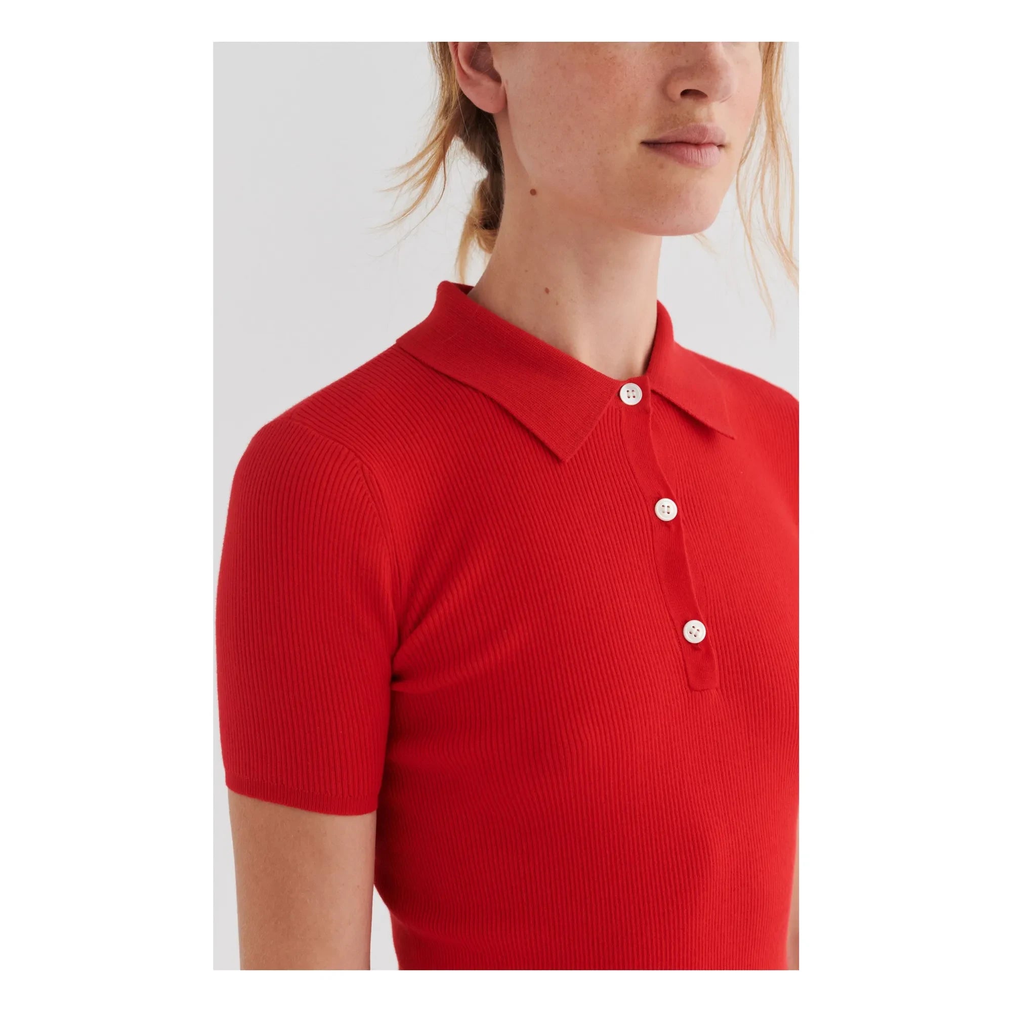 FUB - Polo Rib | Kırmızı