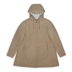 Rains - A-Line W3 Ceket | Koyu Bej