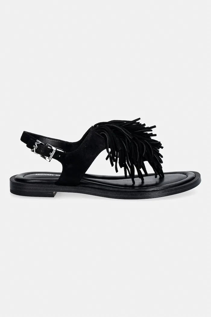 MICHAEL Michael Kors Kadın Süet Sandalet Indra Thong Sandal
