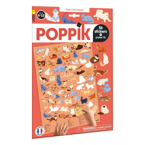 Poppik - Poster çıkartmaları Les Chats