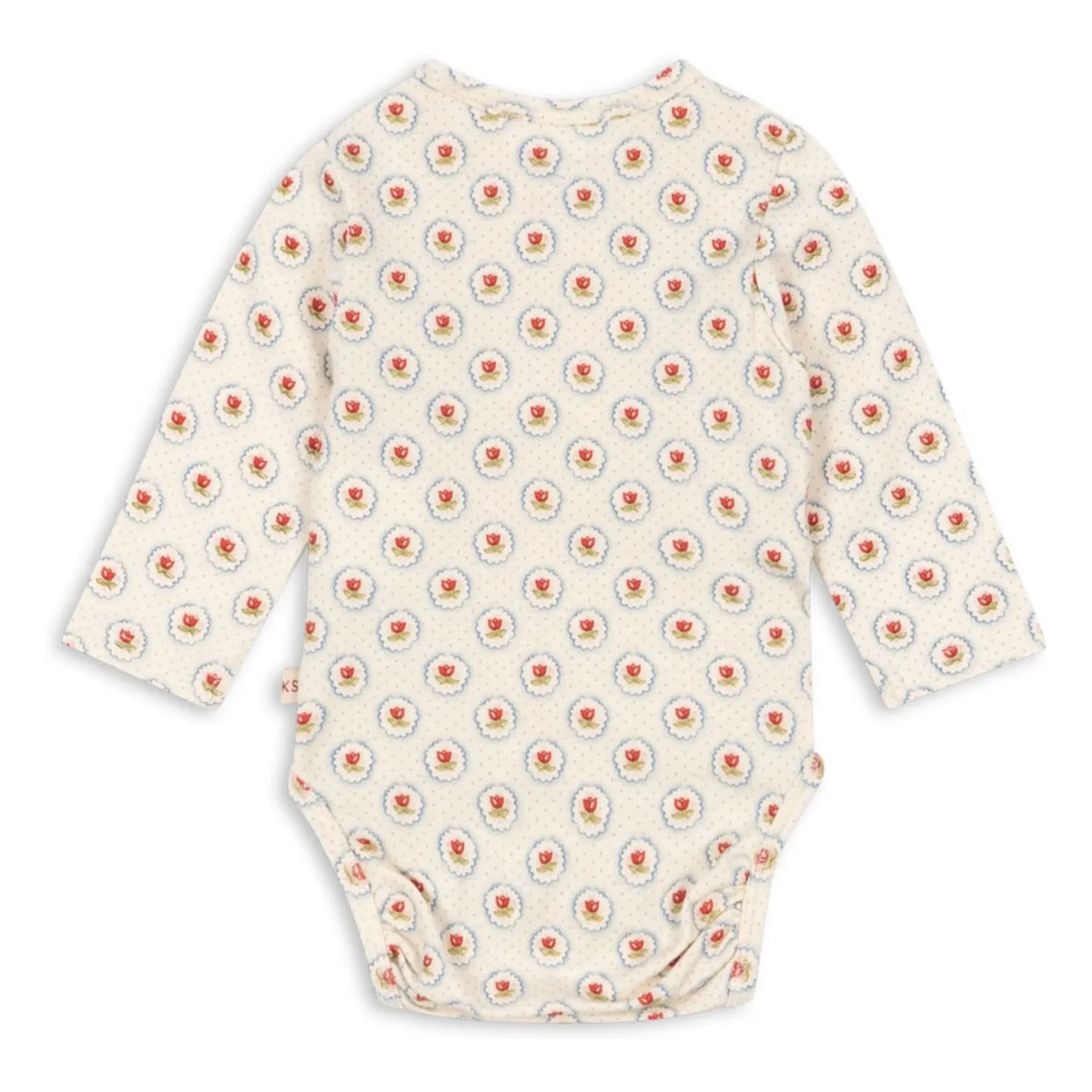 Konges Sløjd - Geometrik bodysuit Organik pamuk | Ekru