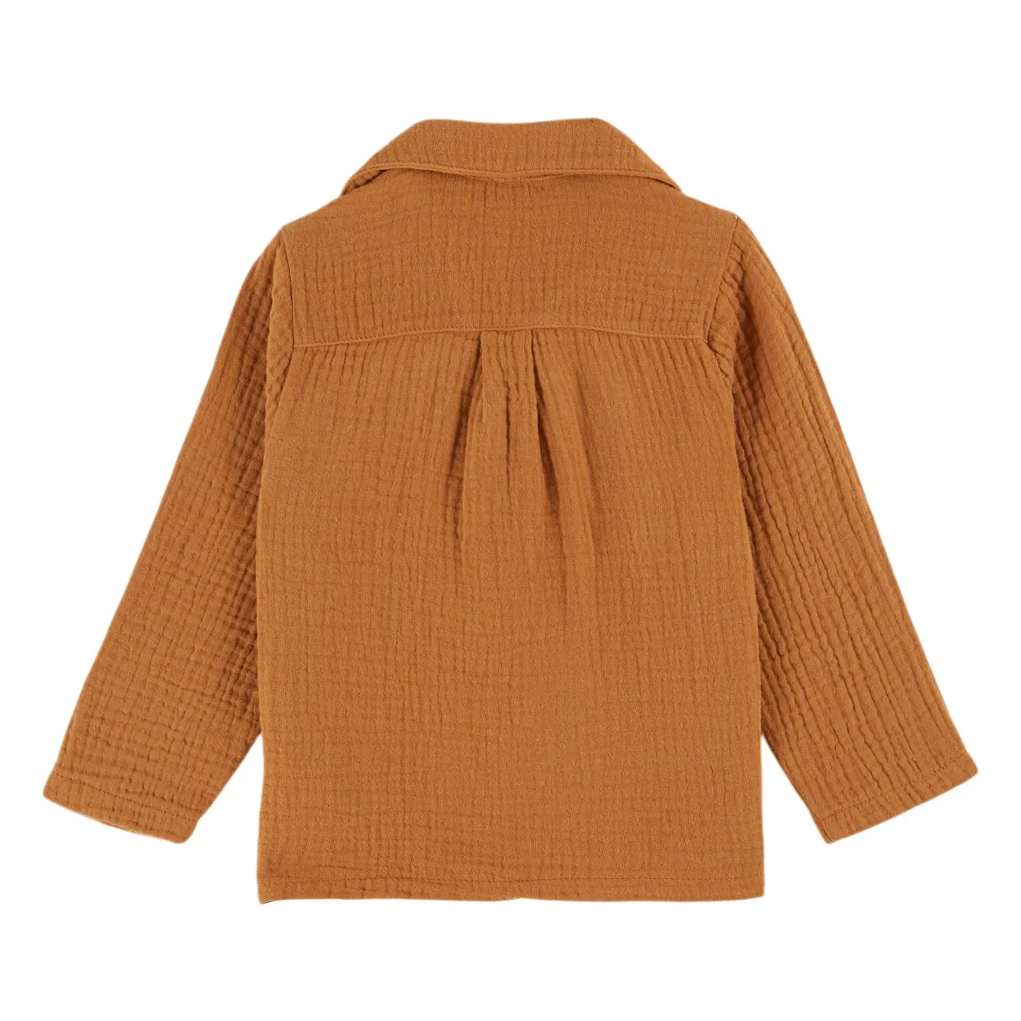 Emile et Ida - Jacke aus Baumwollgaze | Karamell