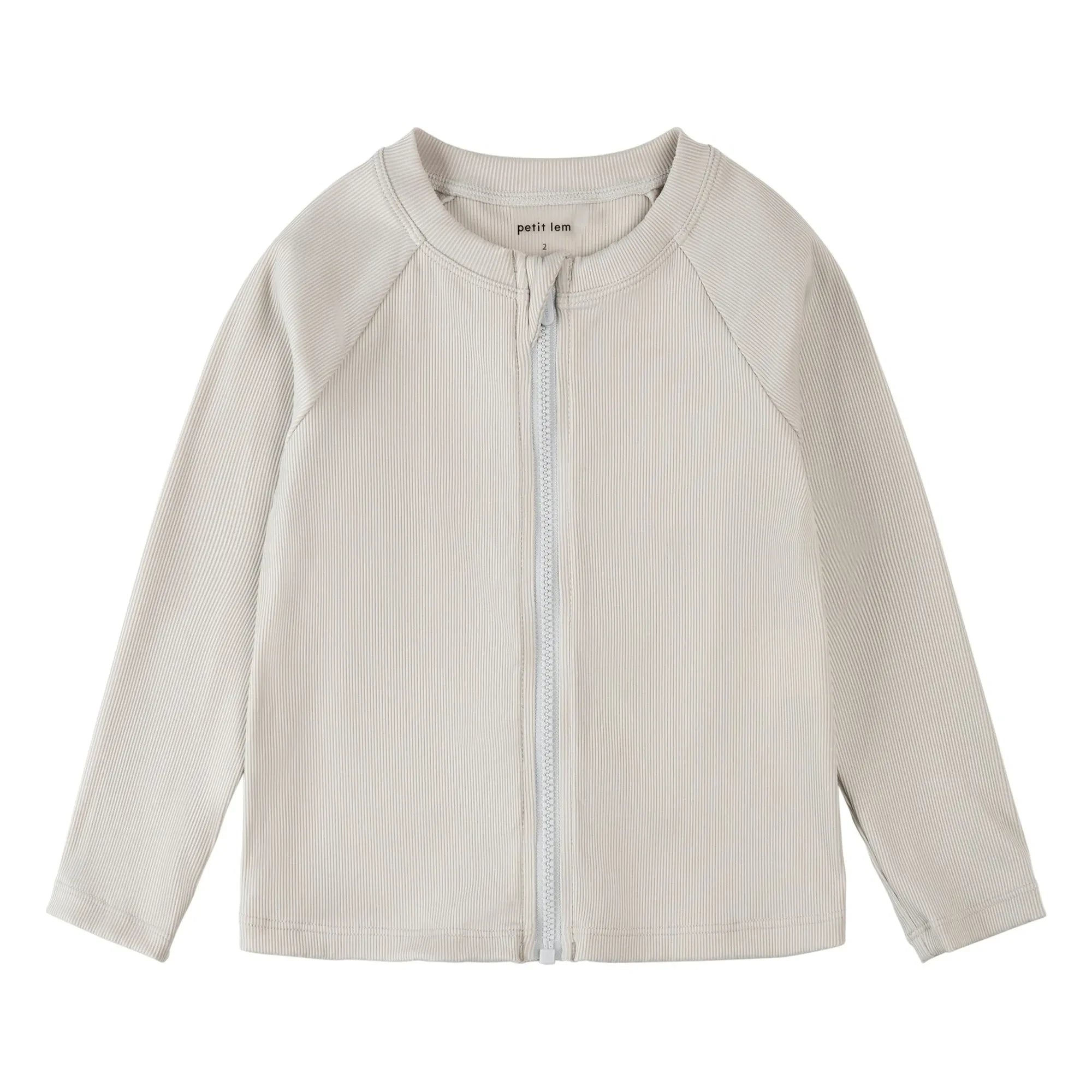 Petit Lem - Strukturiertes UV-Schutz-T-Shirt Recycelte Fasern | Grau
