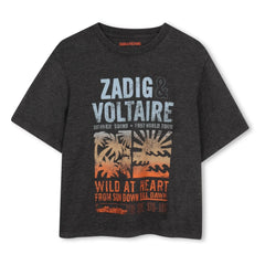 Zadig & Voltaire - Wild At Heart T-shirt | Charcoal Gray