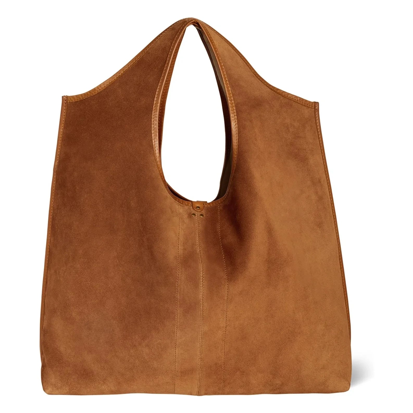 Jérôme Dreyfuss - Paco Velvet Crust Tote Çanta | Caramel