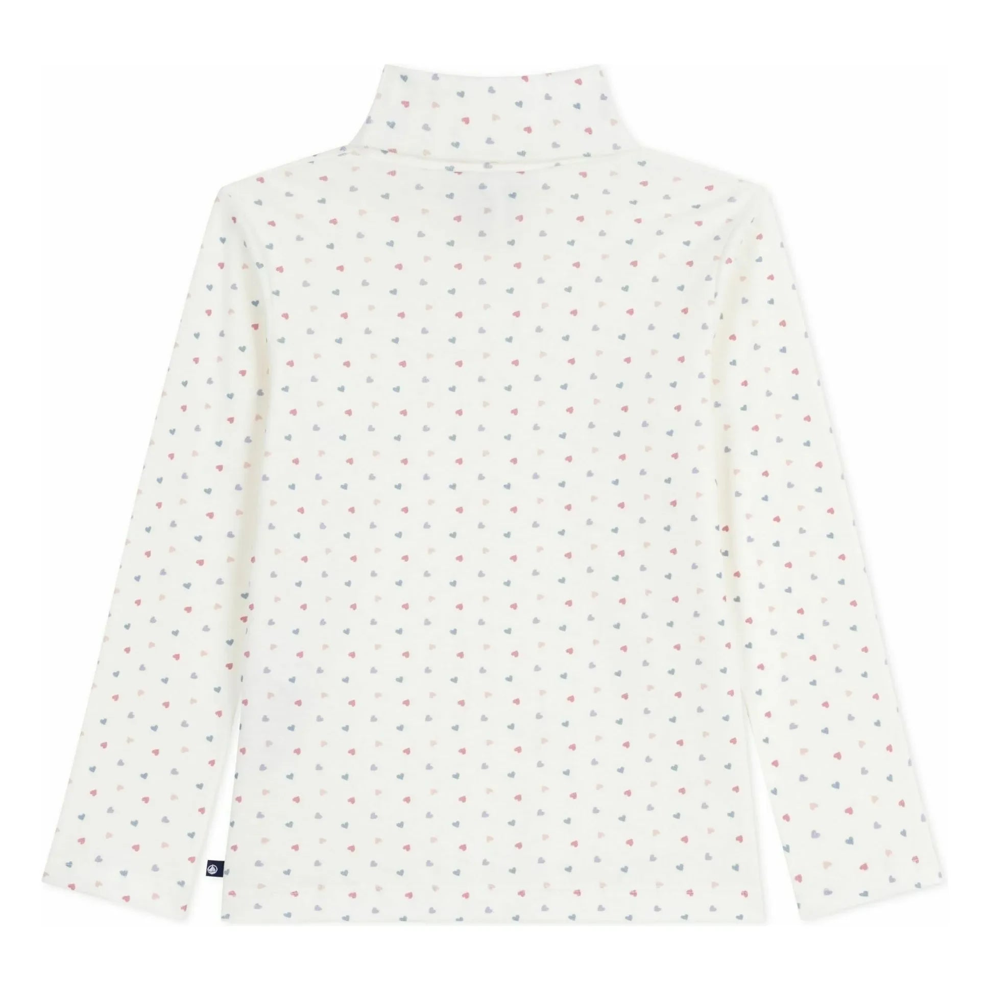 Petit Bateau - Organik pamuklu kalp desenli atlet | Ekru