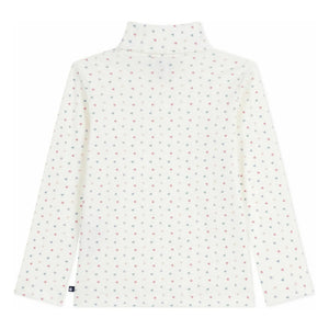 Petit Bateau - Trägertop mit Herzmuster aus Bio-Baumwolle | Ecru