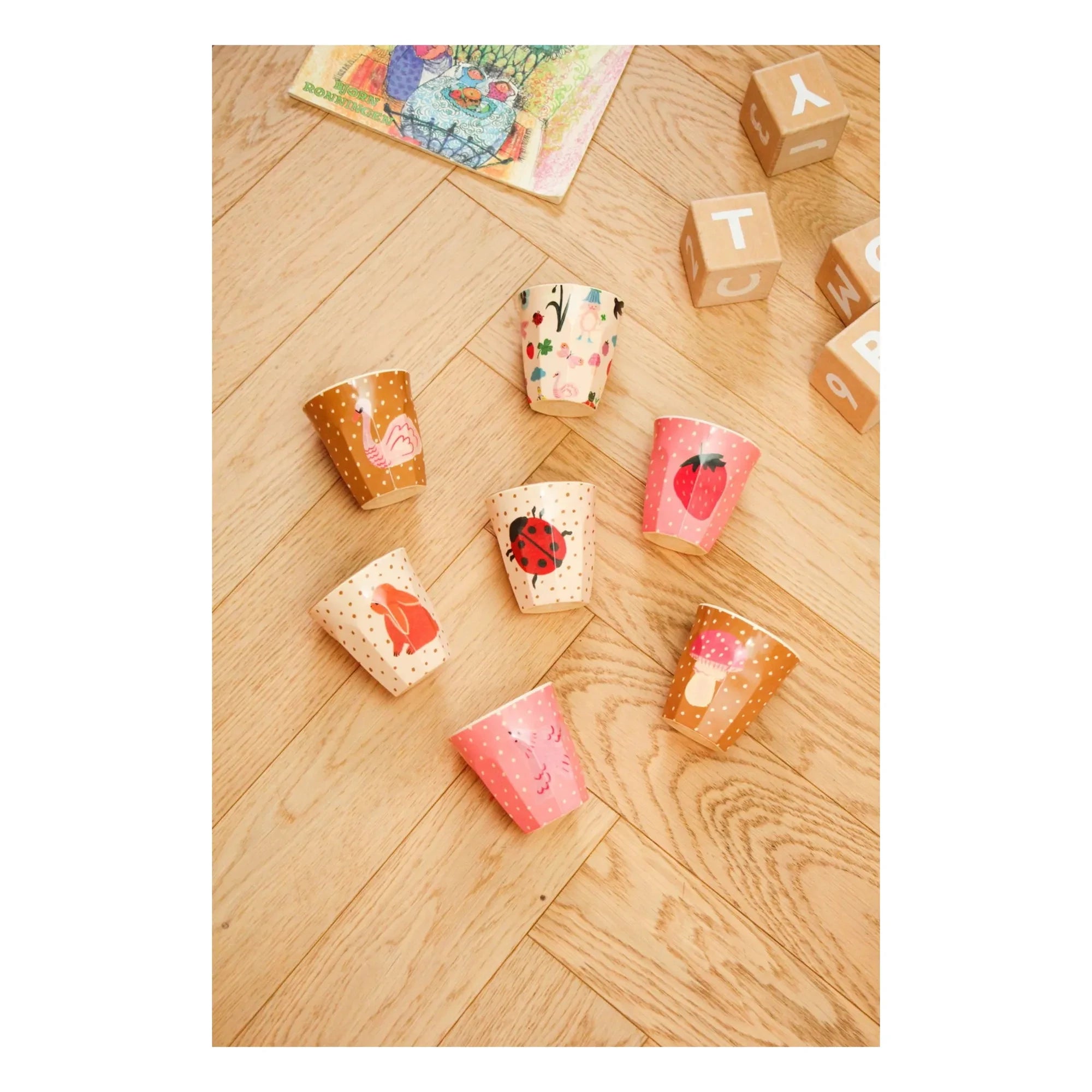 Rice - Peri Masalı Bardaklar - 6'lı Set | Pembe