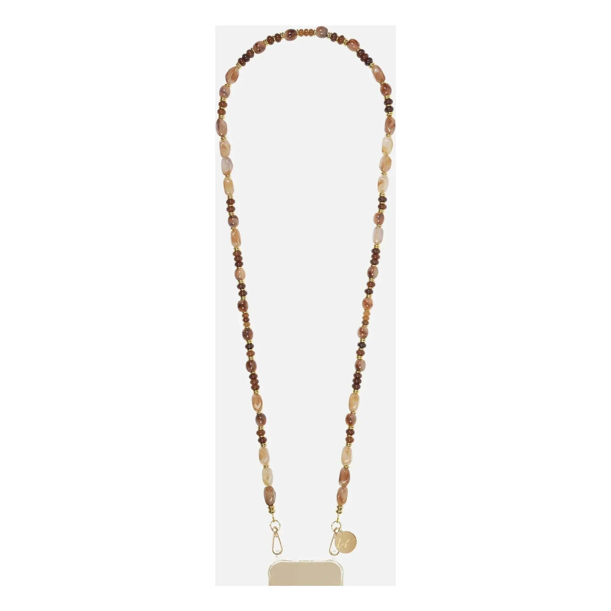 LaCoqueFrançaise - Madison 120 cm uzun zincir | Kahverengi