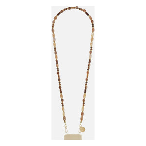 LaCoqueFrançaise - Madison 120 cm uzun zincir | Kahverengi
