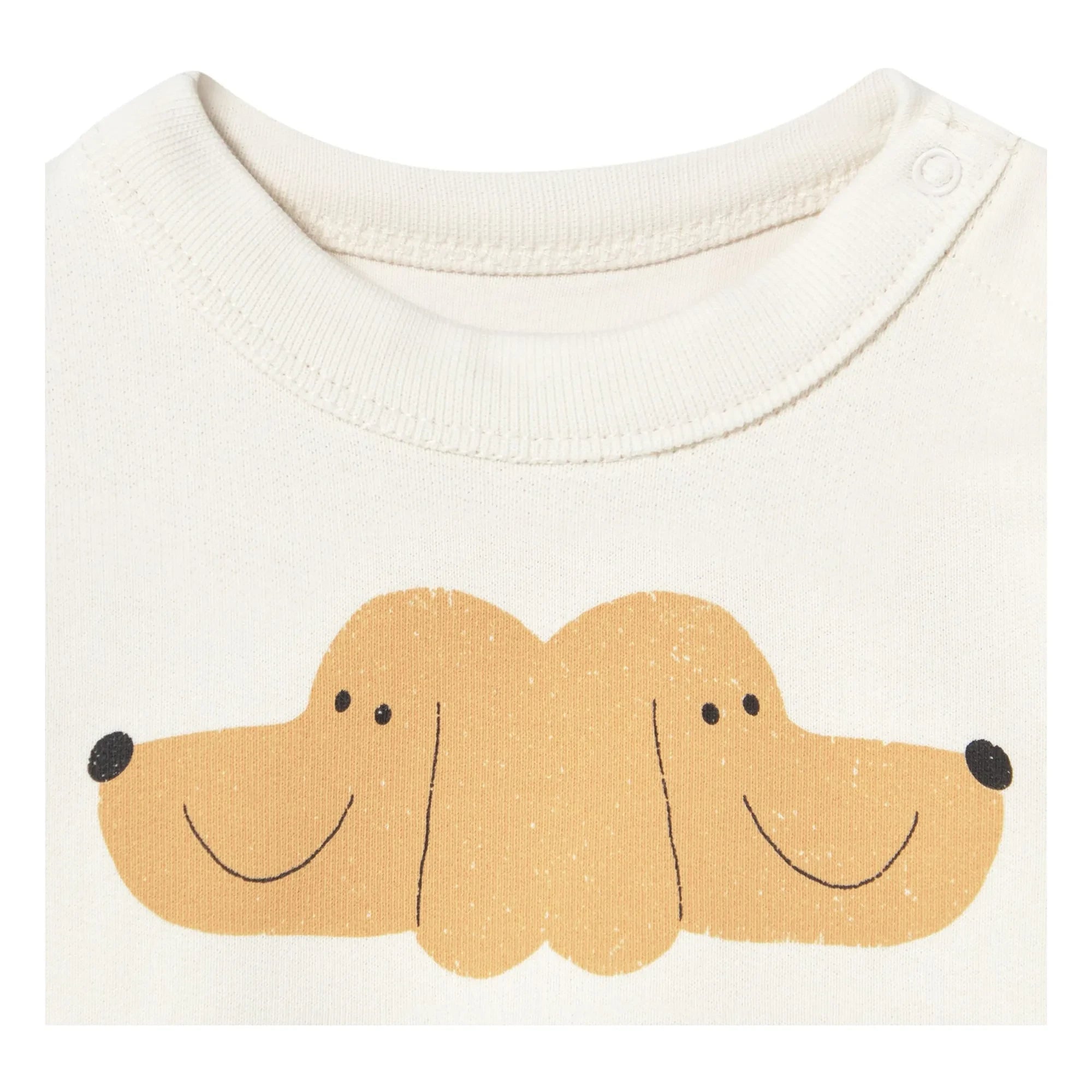 Tinycottons - Sweat Dogs Tiny & Tiny Bio-Baumwolle Baby | Weiß