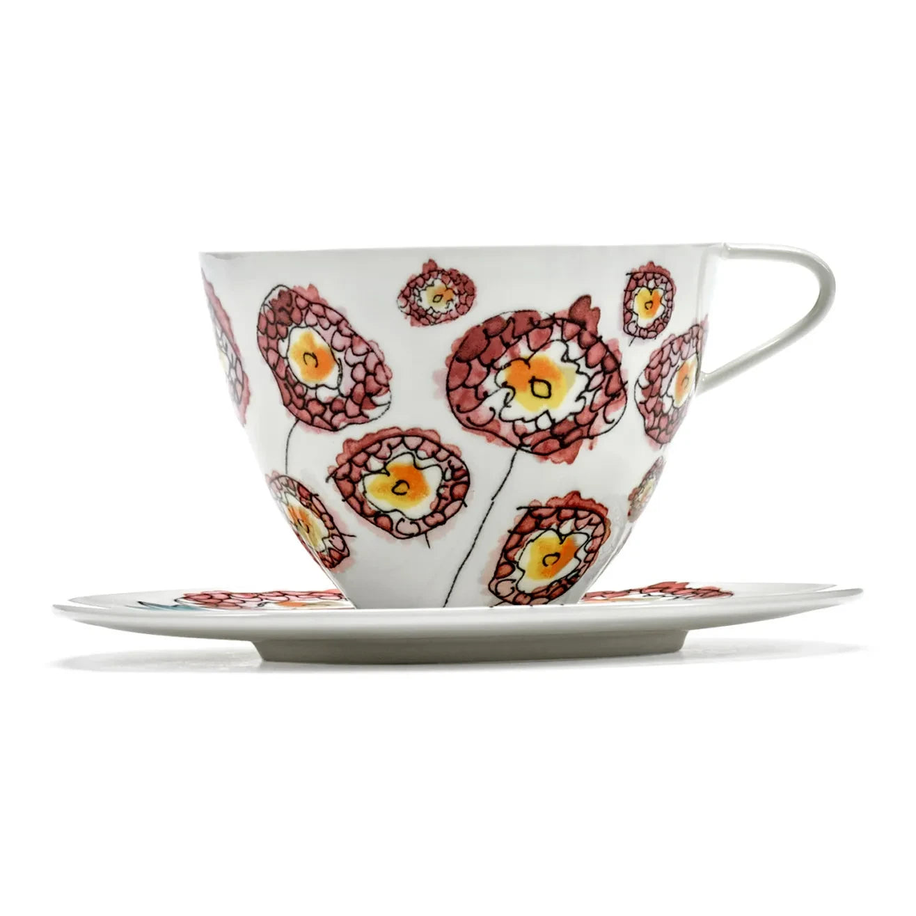 Serax - Coffee cup and saucer Anemone, Serax for Marni - 2'li Set | Süt