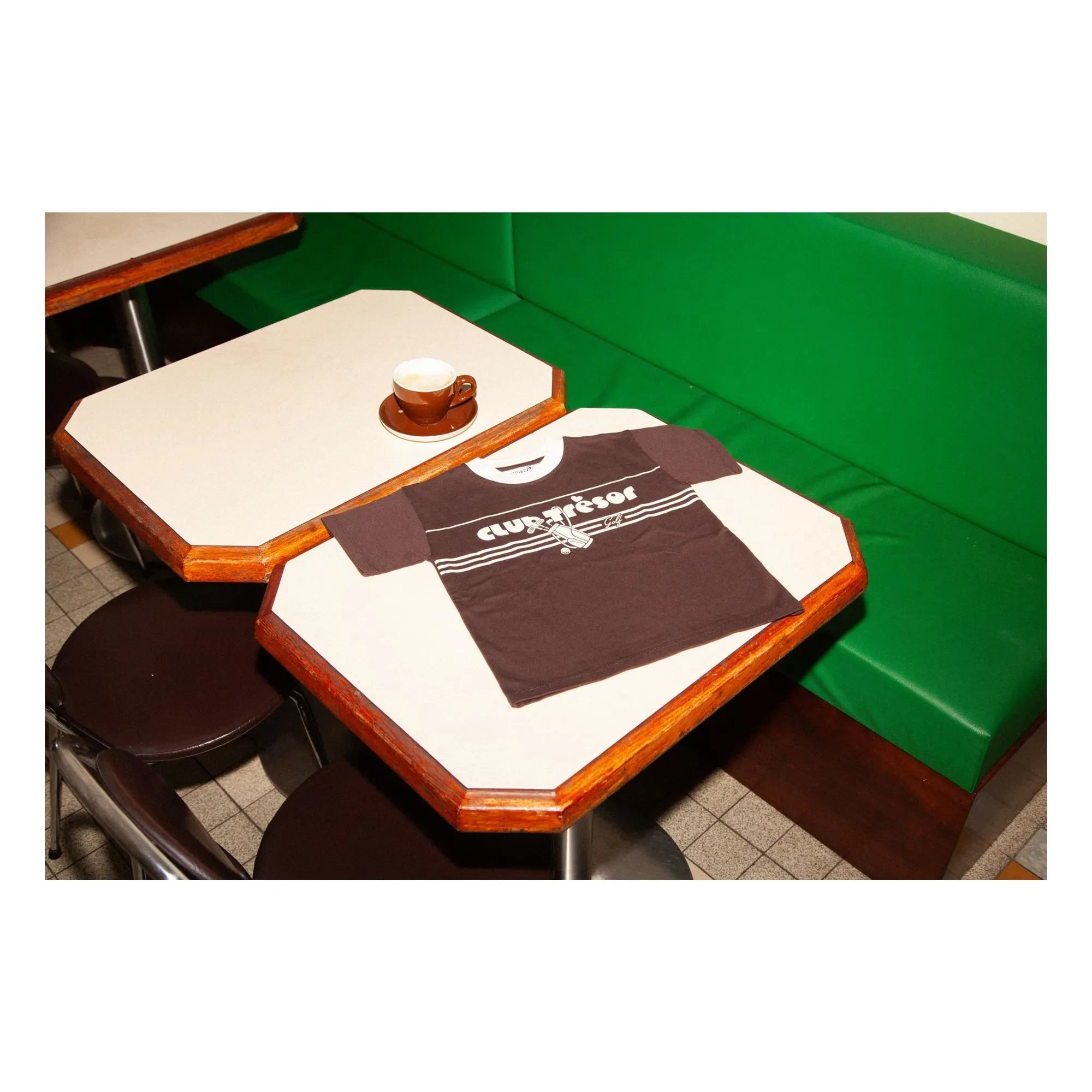 Club Trésor - Golf Tişört | Kahverengi