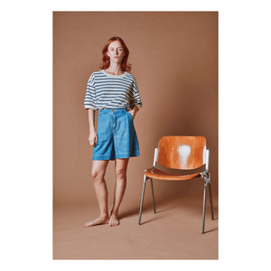 Emile et Ida – Gestreiftes Sweatshirt aus Bio-Baumwolle | Marineblau