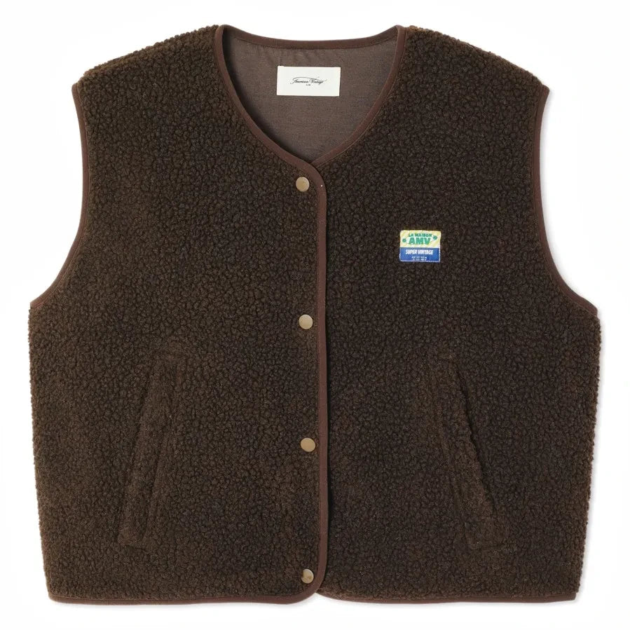 American Vintage - Hoktown Kolsuz Yelek | Kahverengi
