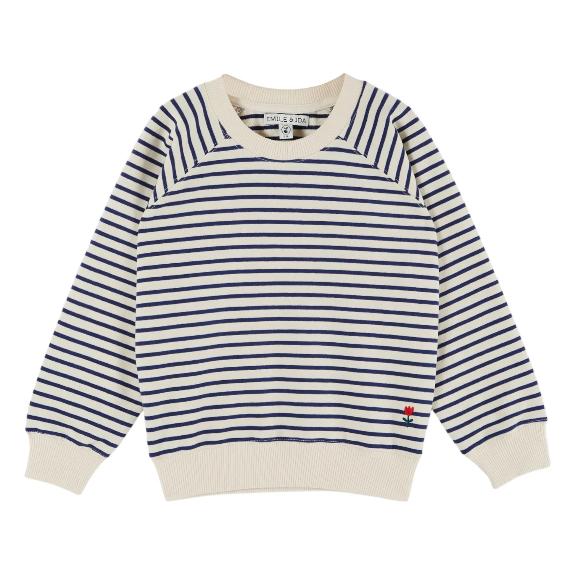 Emile et Ida - Sweat Stripes | Lacivert