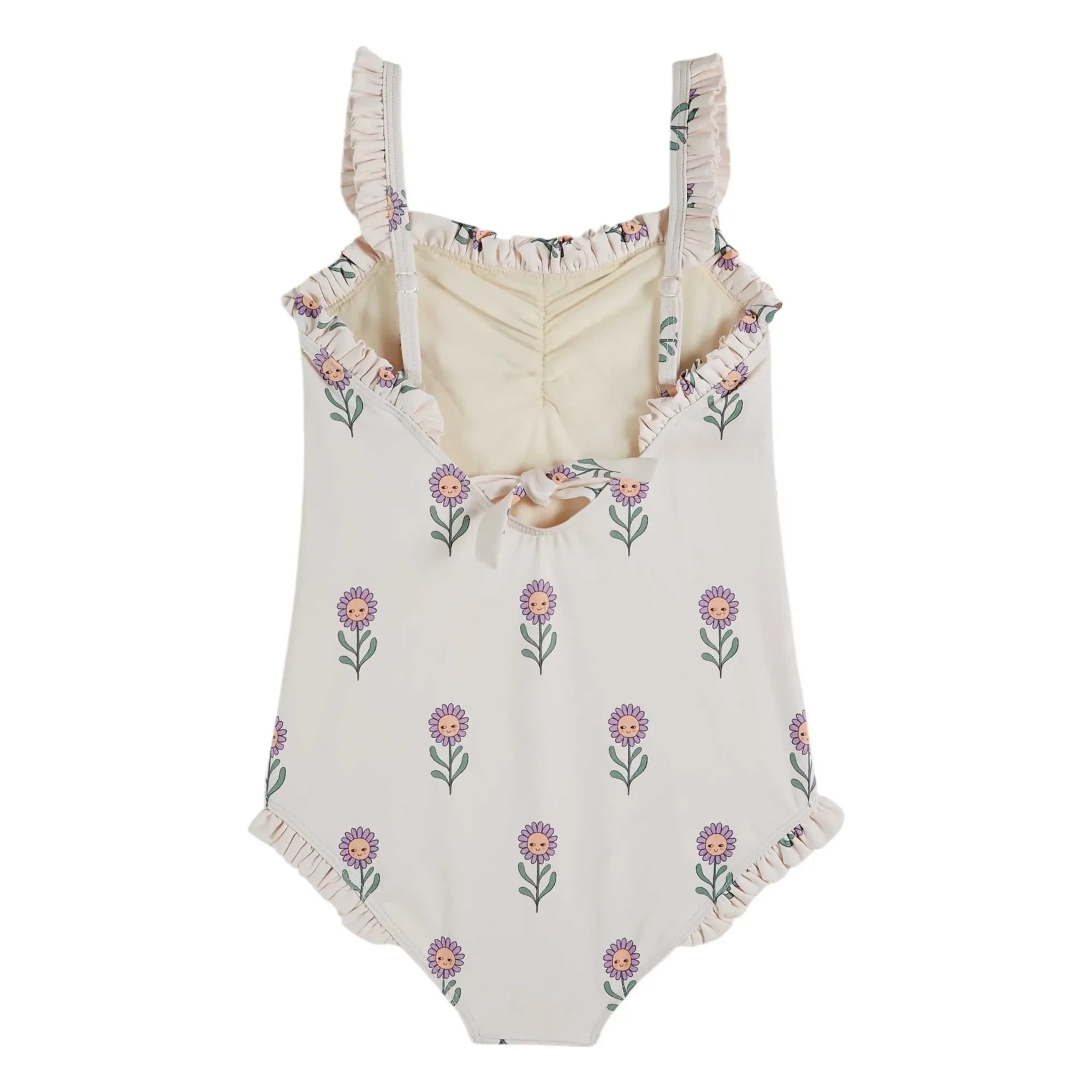 Emile et Ida - Badeanzug mit Blumenmuster | Creme