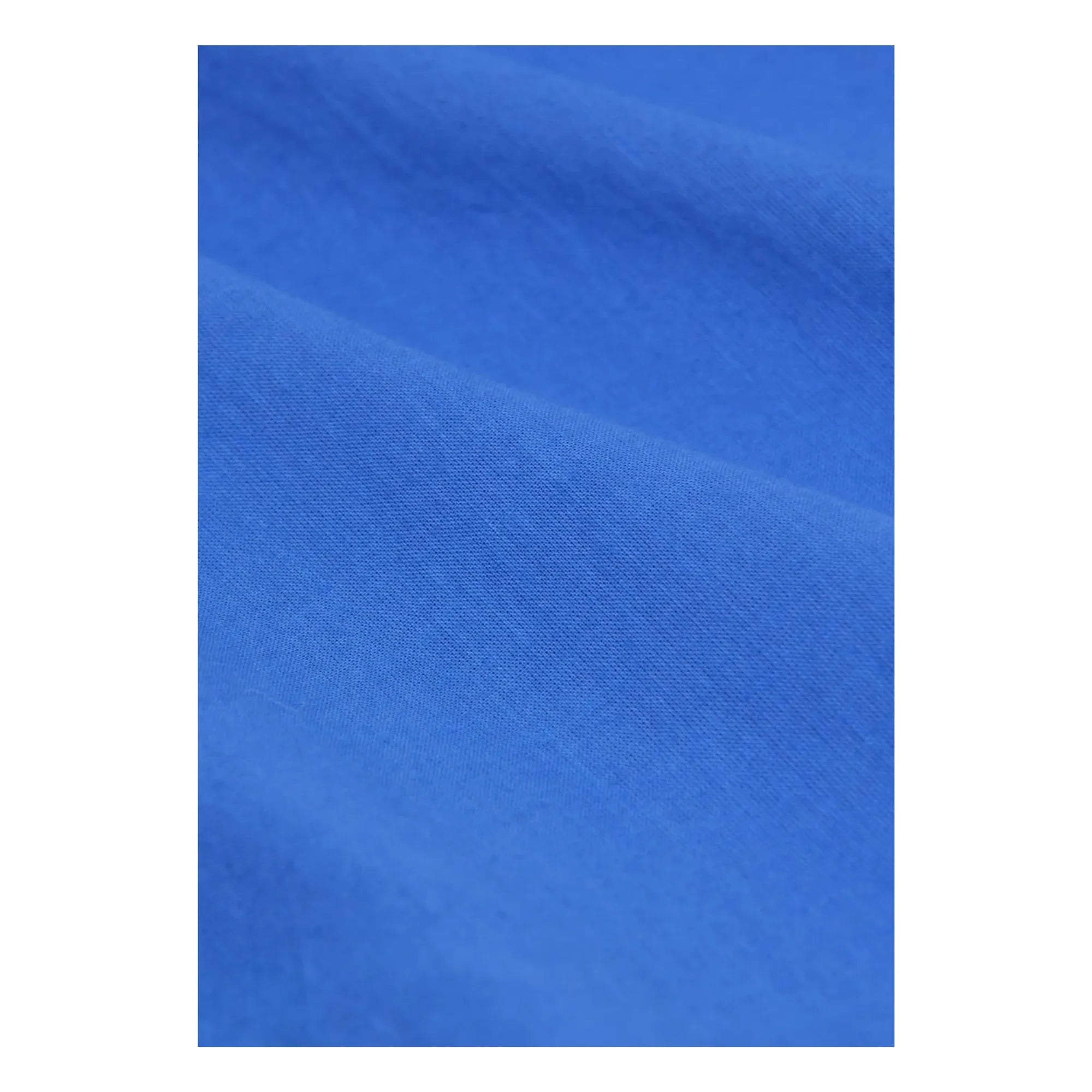 Arsène et Les Pipelettes - Solid sleeveless organic cotton voile top | Blue azure