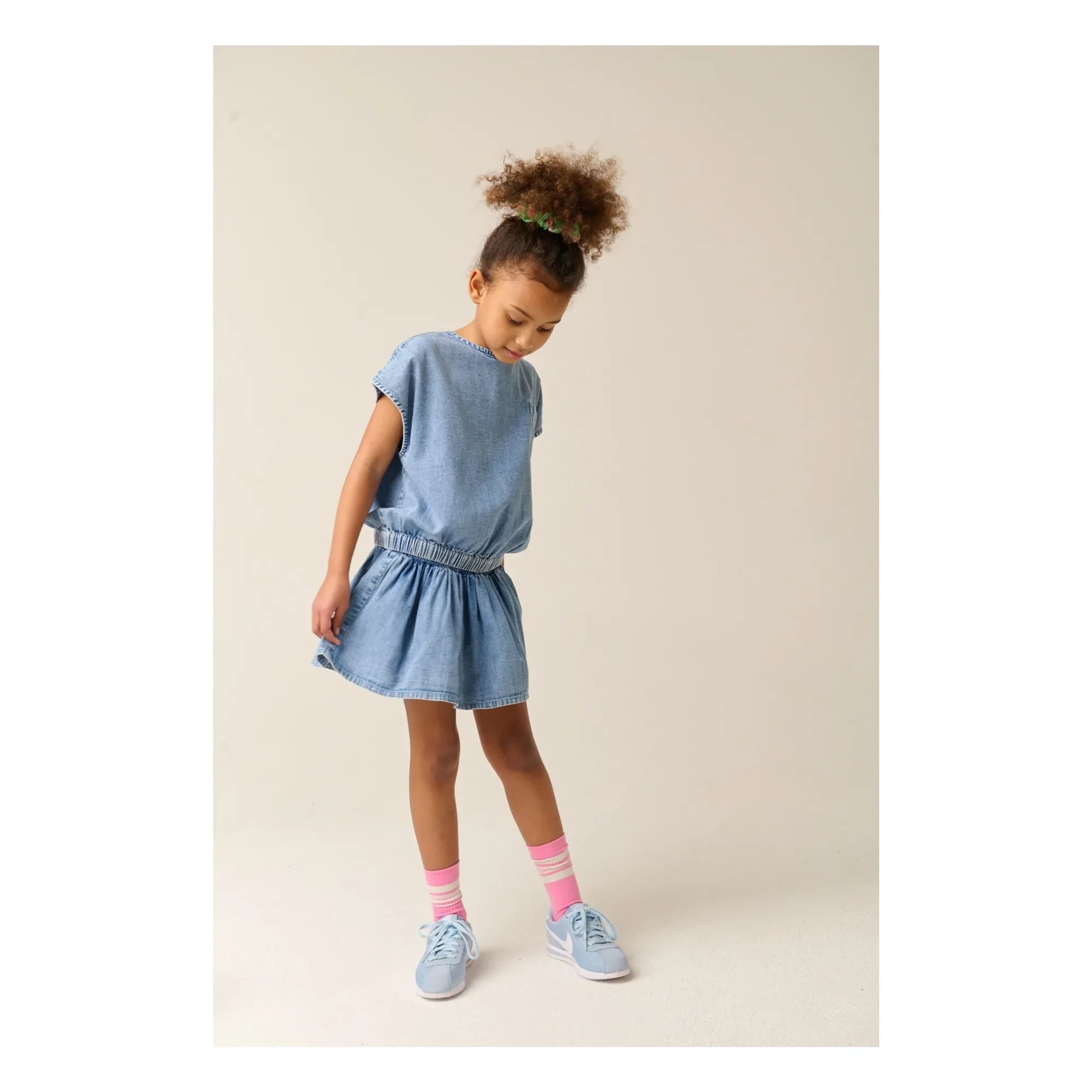 Tumble N'Dry - Washed blue Denim Anguria skirt