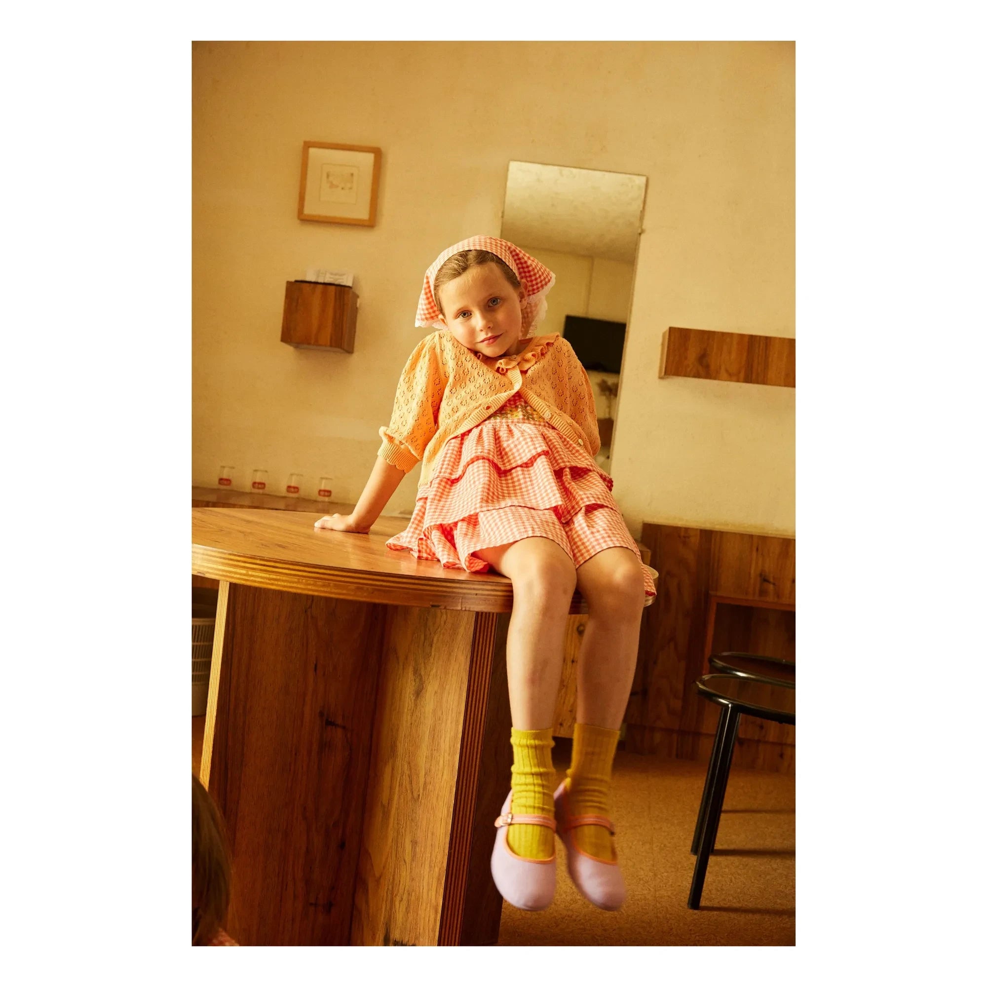 Hello Simone - Zora Vichy Kleid | Rot
