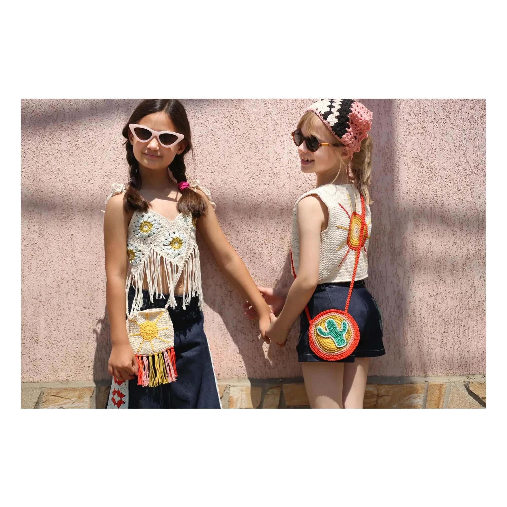 Kalinka - Cactus Crochet Bag | Red