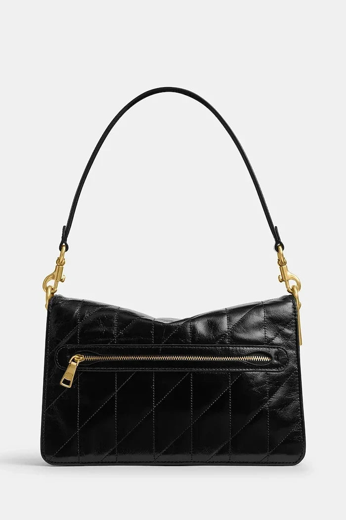 Coach Tabby Chain Shoulder Bag With Quilting Deri Çanta