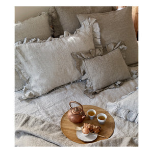 Maison de Vacances - Boho Yıkanmış Keten Yastık Kılıfı | Nuage